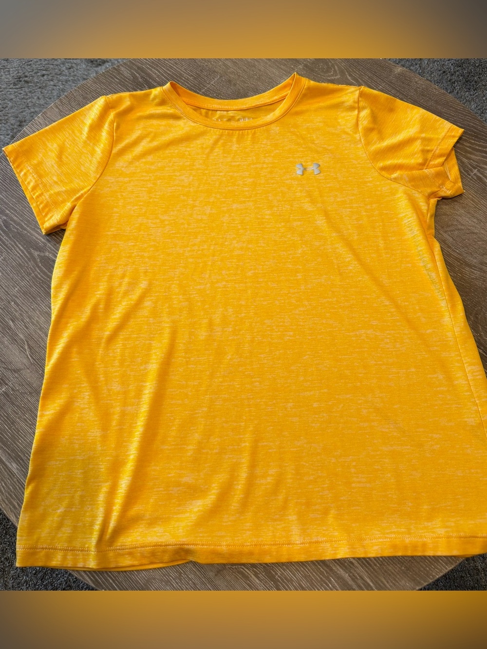 Women’s Under Armour Yellow Heathered Performance Tee